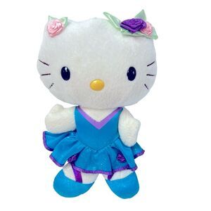 Sanrio Hello Kitty Nakajima Ballerina Plush 7.5” 1976, 2004 New
